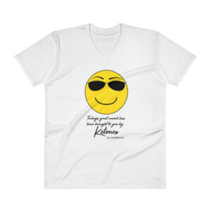 Ketone Smiley v-neck tee
