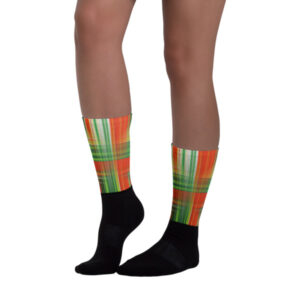 Christmas plaid socks!
