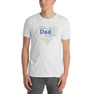 The Best Dad Word Cloud T-Shirt