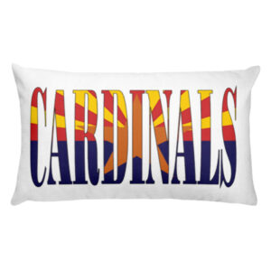 Cardinals AZ Flag rectangular pillow