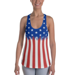 Stars and Stripes Women's Racerback Tank