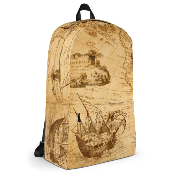 Old Time Map of America Backpack - Image 6