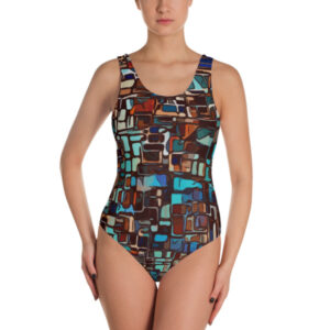 Stained Glass One-Piece Swimsuit