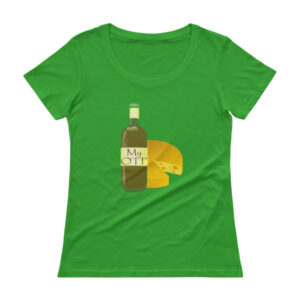 My OTC, wine and cheese - women's tee
