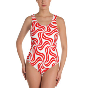 Embrace Red & White One-Piece Swimsuit
