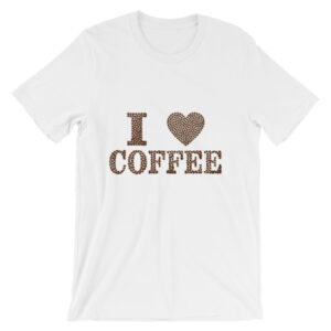 I love coffee - short-sleeve tee (unisex)