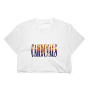 Cardinals AZ Flag Women's Crop Top