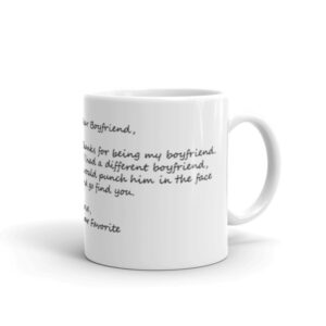 Dear Boyfriend Mug - 11oz or 15oz