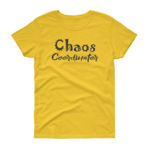 Chaos Coordinator women's short sleeve t-shirt